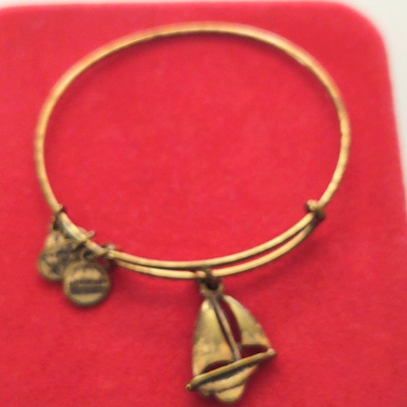 Alex and Ani Gold Rone Bracelet - Picture 1 of 1